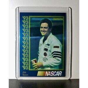 Jim Bown 1993 Maxx Premier Plus Racing #77 NASCAR Card Bown Racing